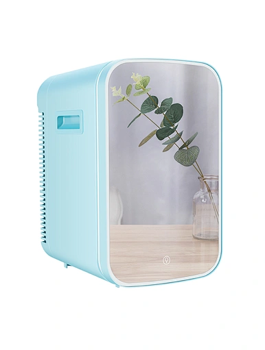 white skincare fridge