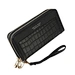 Wholesale Fashion 2023 New Women's Double Zipper and Stone Pattern  Large Capacity Wallet For Ladies Card Holder Purse