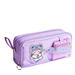 Canvas Cute Animal Badge Pink Pencil Case Bag For Girls Large School Pencil Bag Stationery Supplies