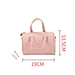 Pu Solid Zipper Fashion Single Shoulder Messenger Bag With Chain
