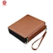 PU Leather Multi-layer Large Zipper Pen Bag