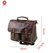 saddle leather briefcase