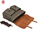 saddle leather briefcase