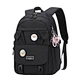 Preppy high-capacity stylish backpack high school and college school bag for fashion girls