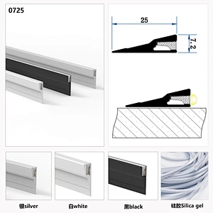glass cabinet aluminum profile
