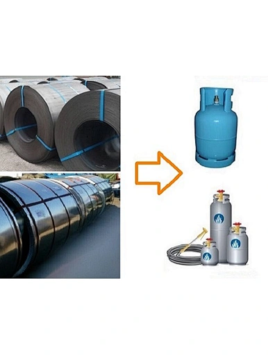 LPG cylinder steel