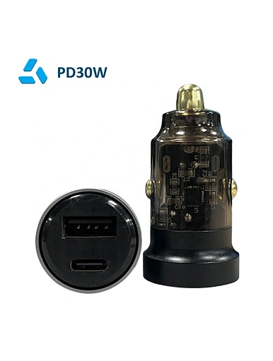Mini Transparent Car Charger