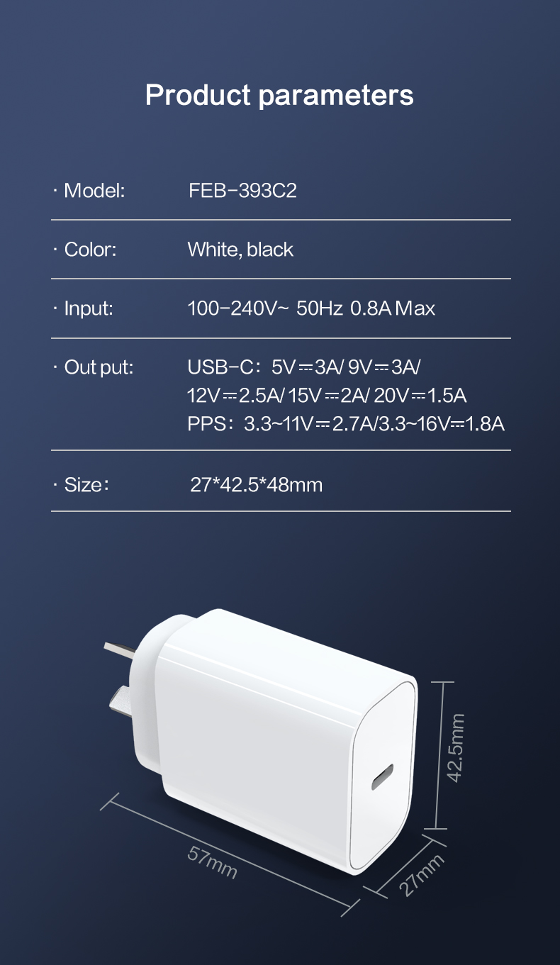PD30W Travel Charger specialized manufacturer in China-ferpower