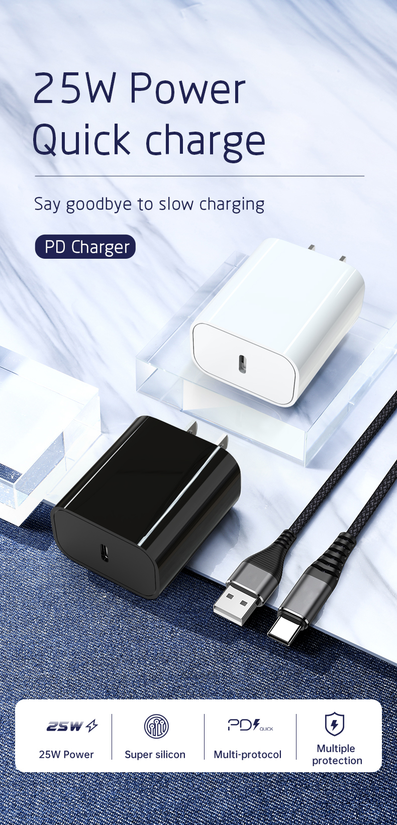 25W Fast Charger specialized manufacturer in China-Ferpower