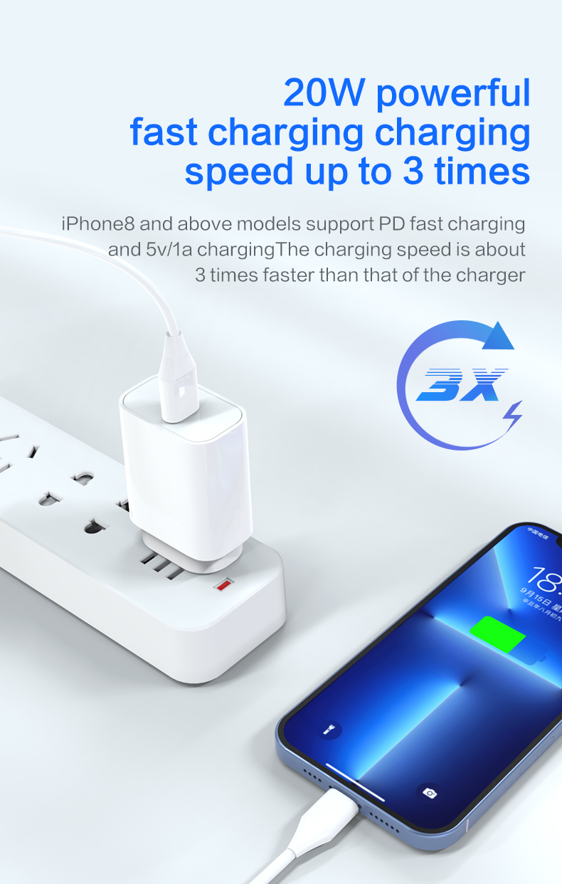 Electric Charging Block, iPhone Charger, Fast Charger, Charger Adapter