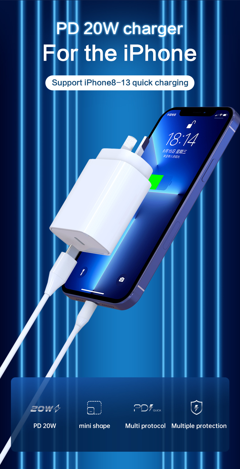 Electric Charging Block, iPhone Charger, Fast Charger, Charger Adapter