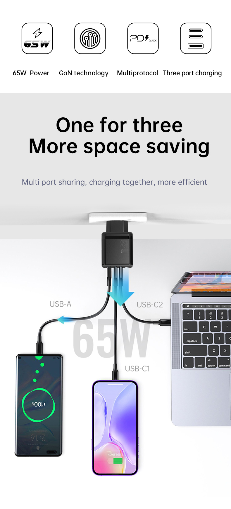Power Charger, Charging Cable, Multifunction Charger