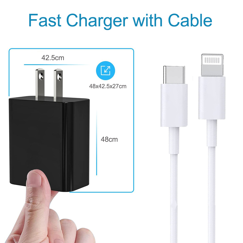 Charger Cord Fast Charging Cable iPhone Charger Charging Block
