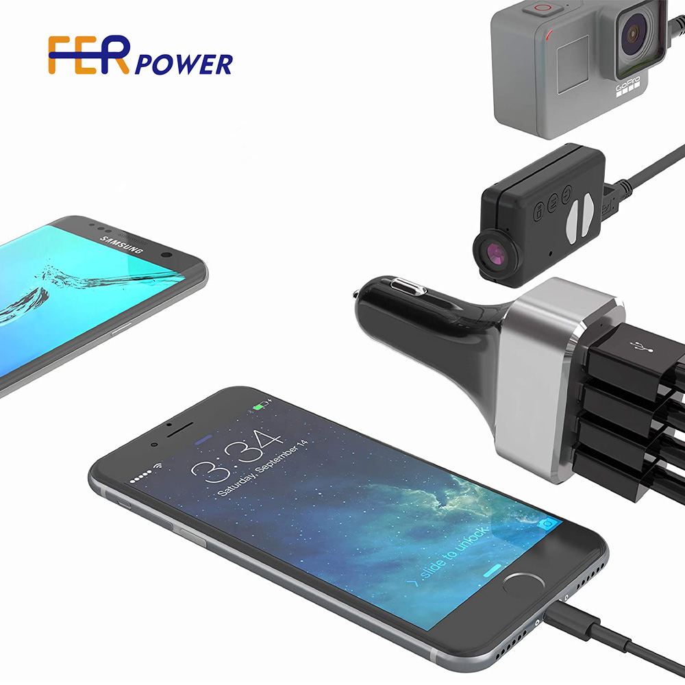Fast Car Charger,All Metal Car Charger ,Charging Block,Wireless Car Charger