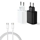 PD33W Charging Block With USB C Cable iPhone Charger Type C to Type C Cable  Compatible With Macbook iPad iPhone & More -Charger Adapter