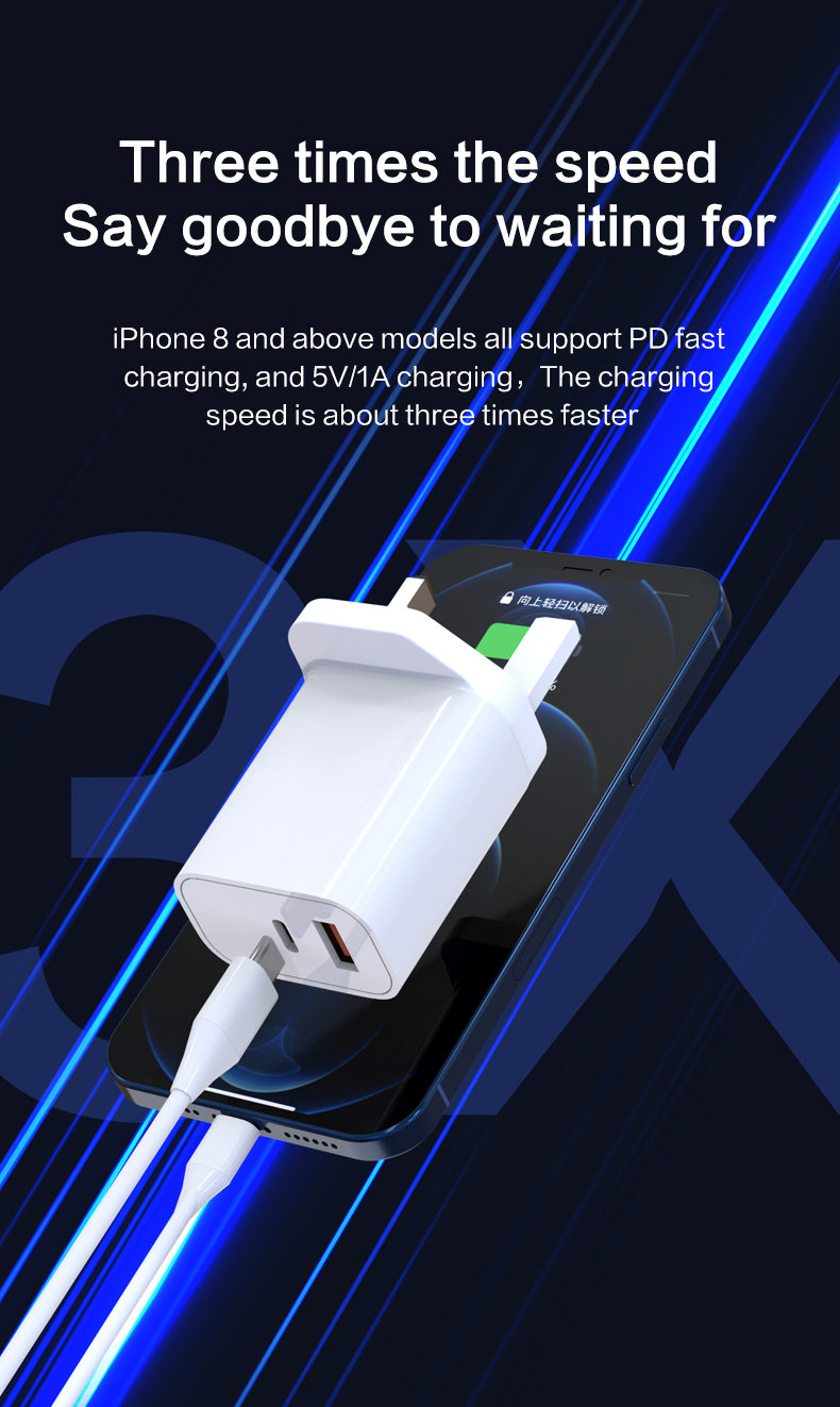 Electric Charger, Wall Charger, iPhone Charger, Charging Block, USB Charger