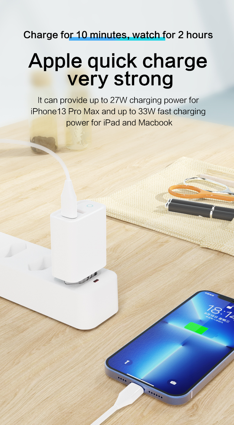 Type C to Type C Cable iPad Wall Mount Charger Charger Adapter USB C Cable