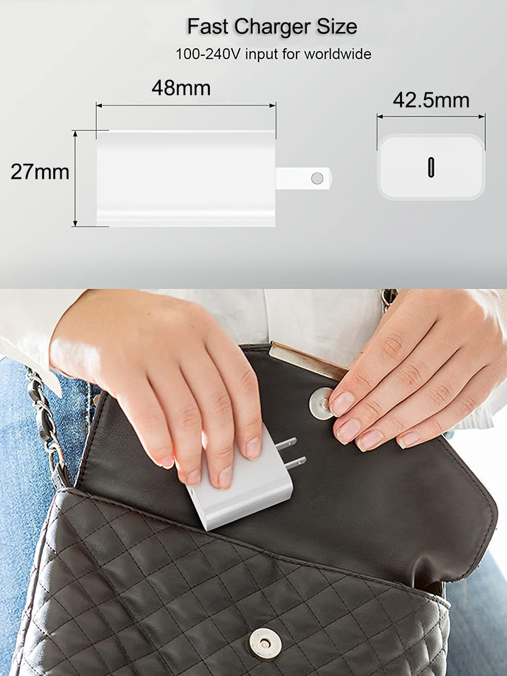 Electric Charger,Type C to Type C Cable ,USB Charger,Wall Charger