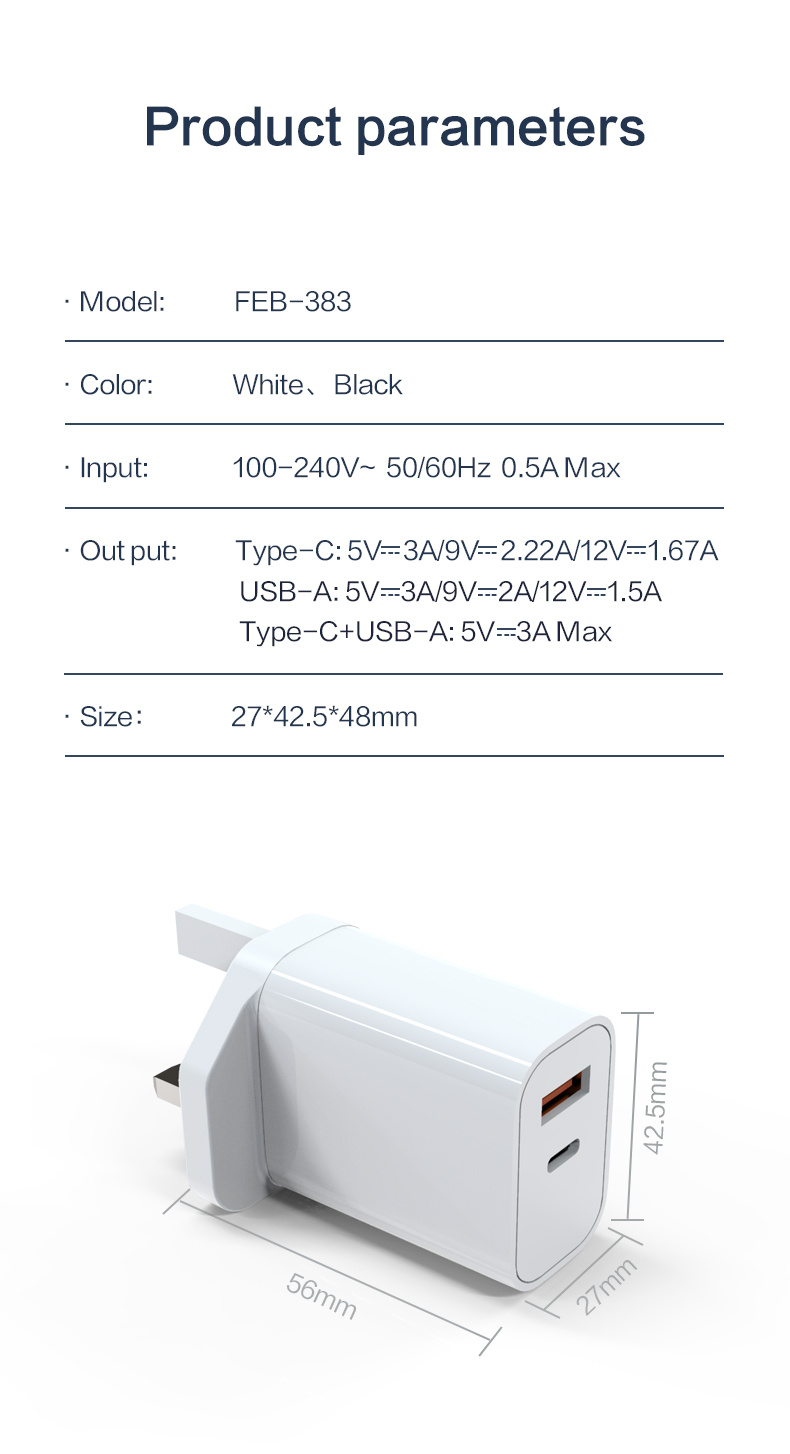 Electric Charger, Wall Charger, iPhone Charger, Charging Block, USB Charger