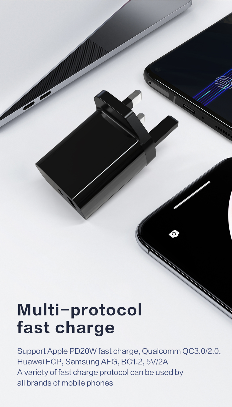 Electric Charger, Wall Charger, iPhone Charger, Charging Block, USB Charger