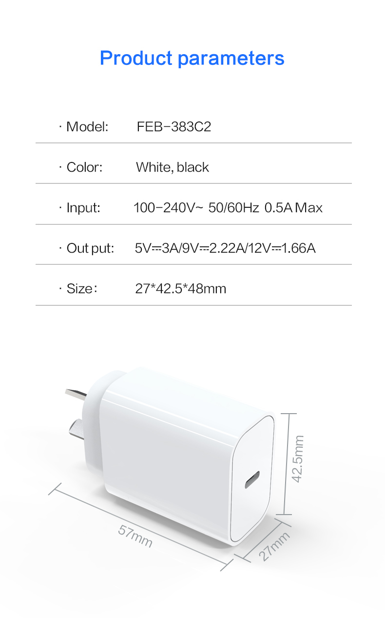 Electric Charging Block, iPhone Charger, Fast Charger, Charger Adapter