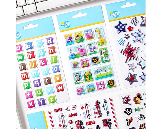 eva foam sticker puffy sticker