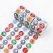 Christmas circle label roll sticker-S