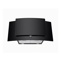 Wholesale Factory Price Oven Stove Use Touch Control Kitchen Ductless Tempered Glass Ventilator Cooker Hood Cooking Extractor Fans-T temp 3a with LED Light,Aluminum Filter,Touch Button Switch