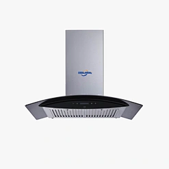 Wholesale Bangladesh Open Kitchen Flat Quiet High Effiency Tempered Glass Suction Smoke Exhaust Fan-G0190AF0 with LED Light,Aluminum Filter,Touch Button Switch