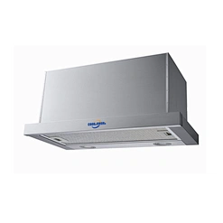 Commercial Sale Smart Kitchen Top Suction Cooker Ventilator Stainless Steel Slim Kitchen Hood Exhaust Fan-F01-R1 with 72W DC Power,LED Light,Aluminum Filter,Touch Button Switch