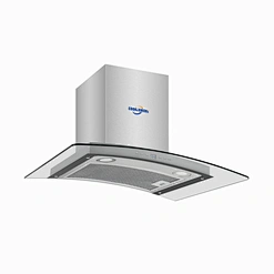 China Factory Price Amazon Buyer Kitchen Flat Tempered Glass Cooker Hood Prana Vayu Ventilator-G08D-E2 with LED Light,Aluminum Filter,Electronic button Switch