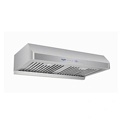 Wholesale Factory Price Kitchen Indoor Appliance For Stove Exhaust Vent Island Stainless Steel Ventilator Cooker Hood-S06-F23 with DC Power,LED Light,Baffle Filter,Electronic button Switch