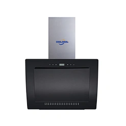 Factory Price Wholesale Home Use Pyramid Suction Wren Tempered Glass Kitchen Ventilator-V05-F5 with LED Light,Aluminum Filter,Touch Button Switch