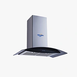 Wholesale Bangladesh Open Kitchen Flat Quiet High Effiency Tempered Glass Suction Smoke Exhaust Fan-G0190AF0 with LED Light,Aluminum Filter,Touch Button Switch