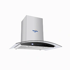 Wholesale Price Smart Appliance Flat Stainless Steel Tempered Glass Cooker Hood Vent Kitchen Ventilator-G01D-FD1 with DC Power,LED Light,Baffle Filter,Touch Button Switch