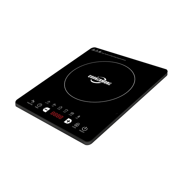 Wholesale Single Burner Electric Induction Cooktop-CMI20-A1 with Timer Setting,Crystal Plate,Cook Balloon,Safety,Skin Touch Control,different cooking mode,power setting,LED display,Auto shut-off