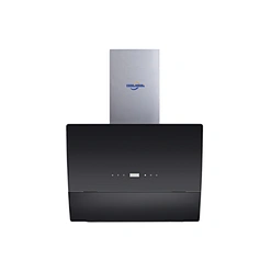 Wholesale Kitchen Appliance Pyramid Venting Gas Fireplace Existing Tempered Glass Ventilator Cooker Hood Chimney Set-V0260F2 with LED Light,Aluminum Filter,Touch Button Switch