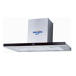 Factory Price Top Rated Kitchen Appliance Exhaust Fan Cooker Range Hood T Box Stainless Steel Touch Control Ventilator-T07D90-F9 with LED Light,Aluminum Filter,Touch Button Switch