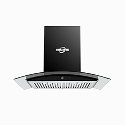 Wholesale Modena Easy Clean Kitchen Appliance Flat Tempered Glass Black Color Exhaust Fan Range Cooker Hood-G01D-F17 with LED Light,Baffle Filter,Touch Button Switch