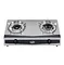 Color stainless steel double burner table gas stove manufacturer