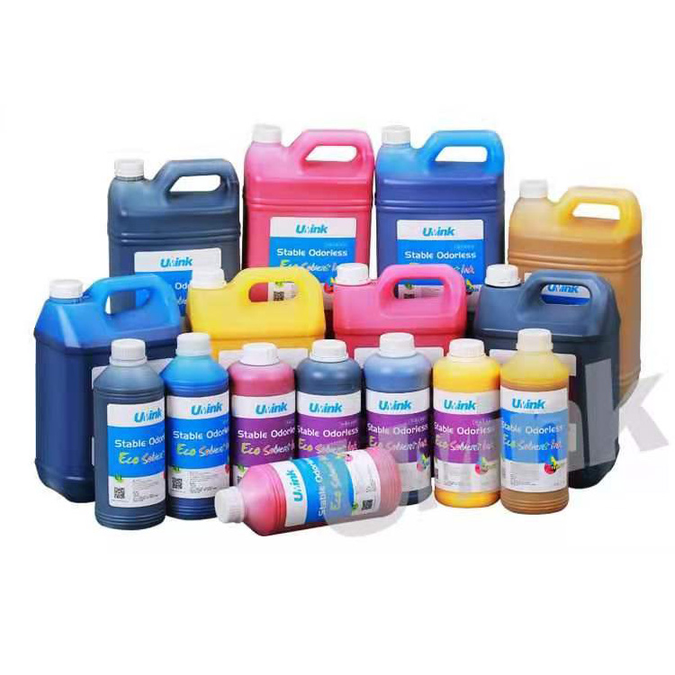 UVINK bulk mild solvent ink bottles for outdoor advertising large format printers