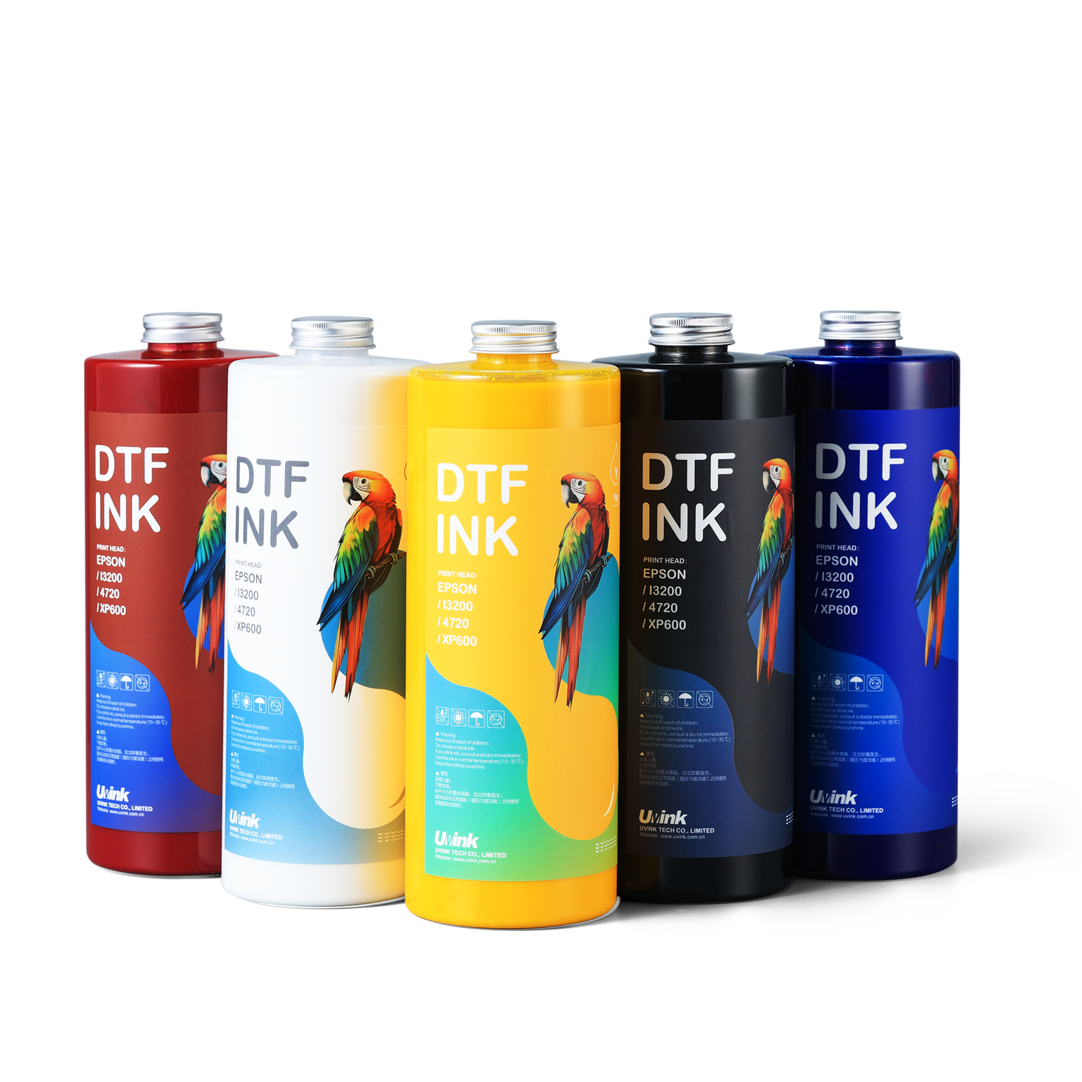 DTF ink for Epson 8550 is a top - quality printing choice. It enables vivid and sharp prints on transfer films, ensuring eye - catching designs. With strong adhesion to fabrics, it offers long - lasting and wash - resistant results, perfect for custom textile printing.