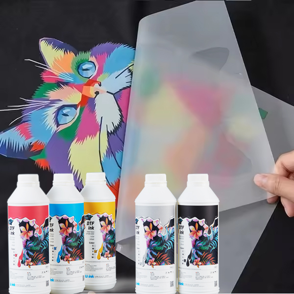 The DTF Pet film refill dtf ink for EPSON printers is a top - notch option. It can create vivid and detailed prints on Pet films, which are perfect for fabric transfer. With good compatibility and strong adhesion to fabrics, it ensures high - quality and long - lasting printing results for textile projects.