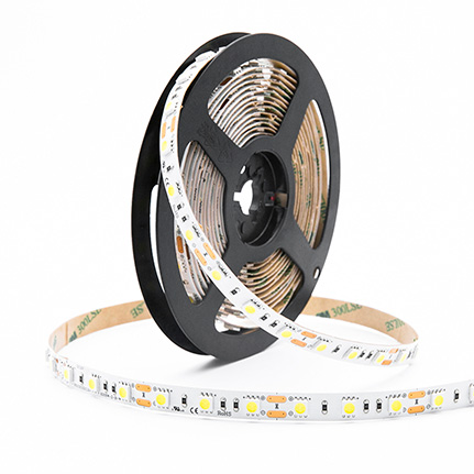 60LEDs Cold White / Soft White / Dual White / Cold White Wholesale Flexible 5050 LED Strip