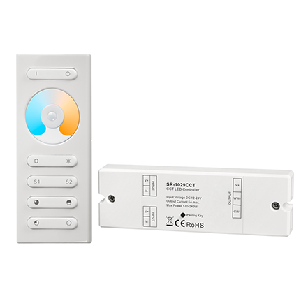 DC12V 24V LED CCT Strip LED Dimmer Smart LED Strip Controller