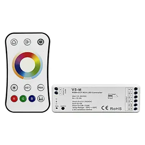 12V 24V Wireless WIFI RGB+CCT LED Strip Controller