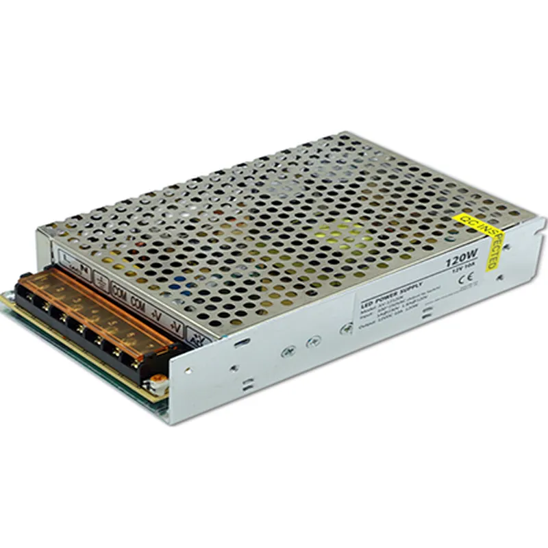 120W Non-Waterproof 12v Power Supply For LED Strip Lights