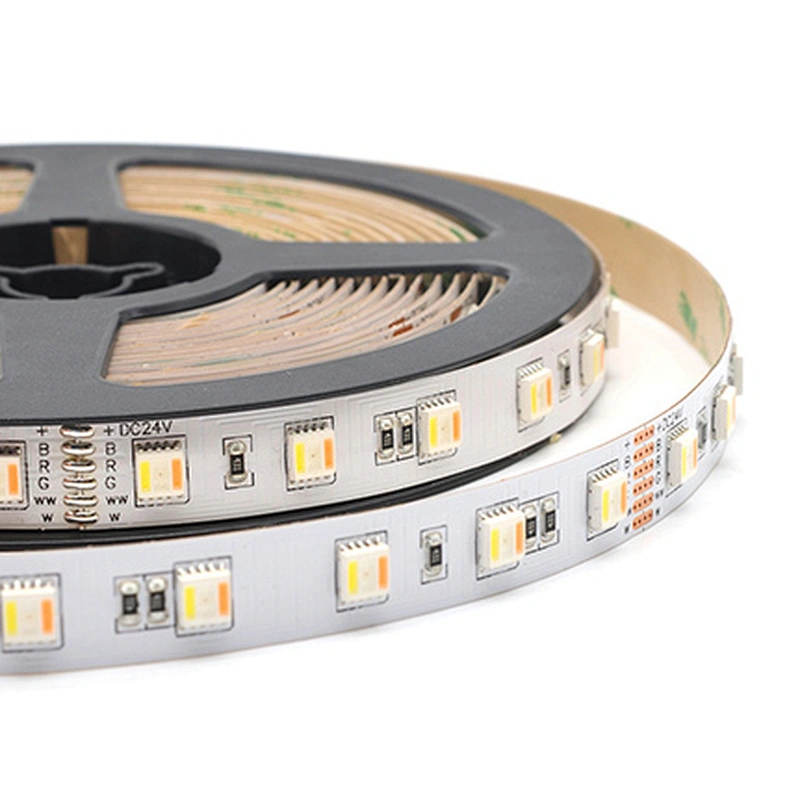 60LEDs DC 24V SMD 5050 RGBCW LED Strip