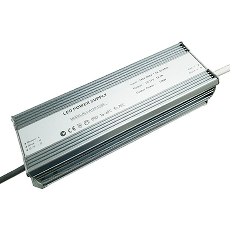 150W IP67 Waterproof 12V DC Power Supply For LED Strip