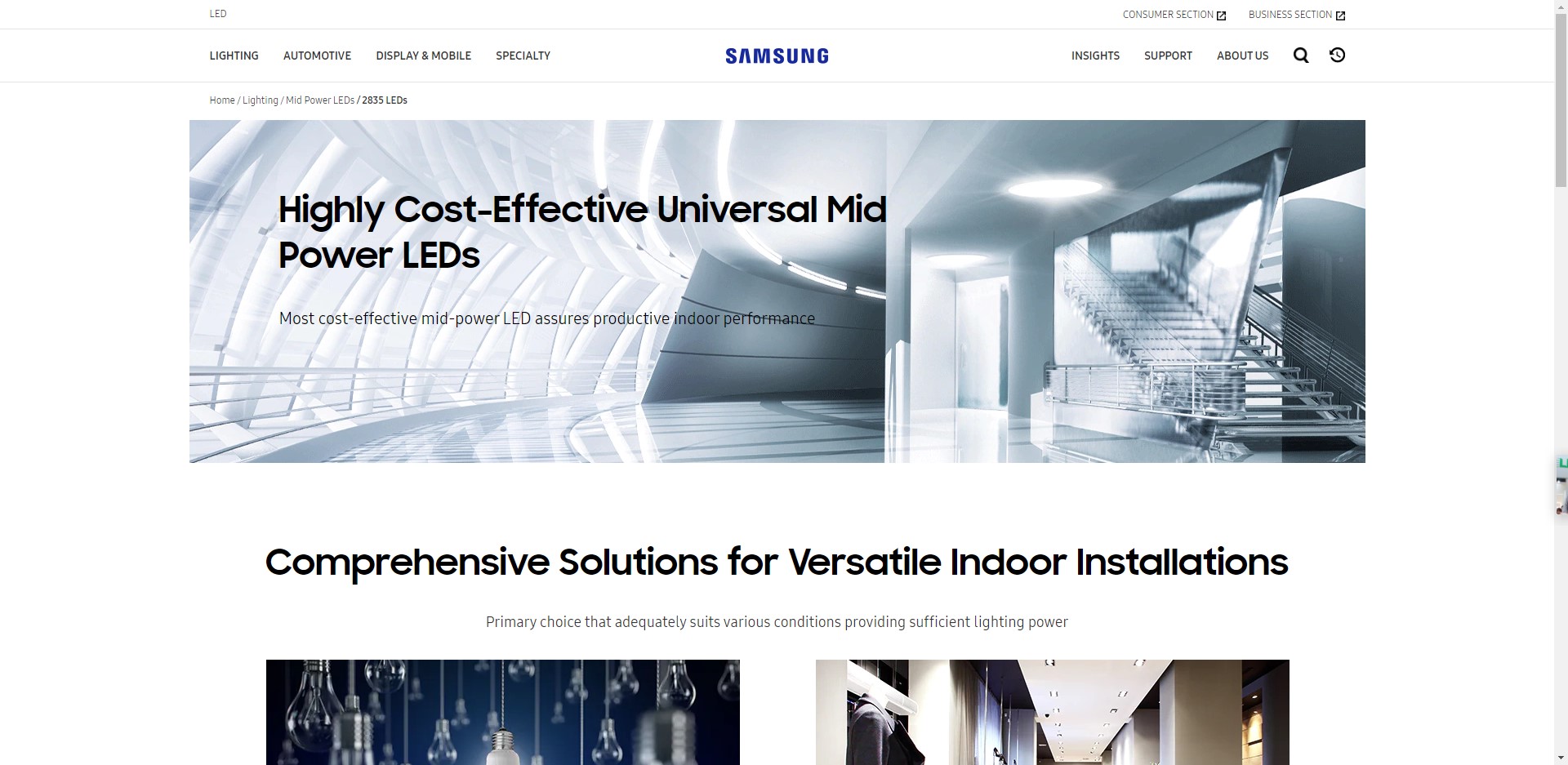 Samsung LED strips